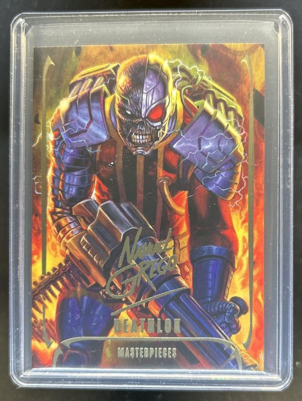 2024 Upper Deck Marvel Masterpieces Nahuel Grego #10 Gold Signatures Series