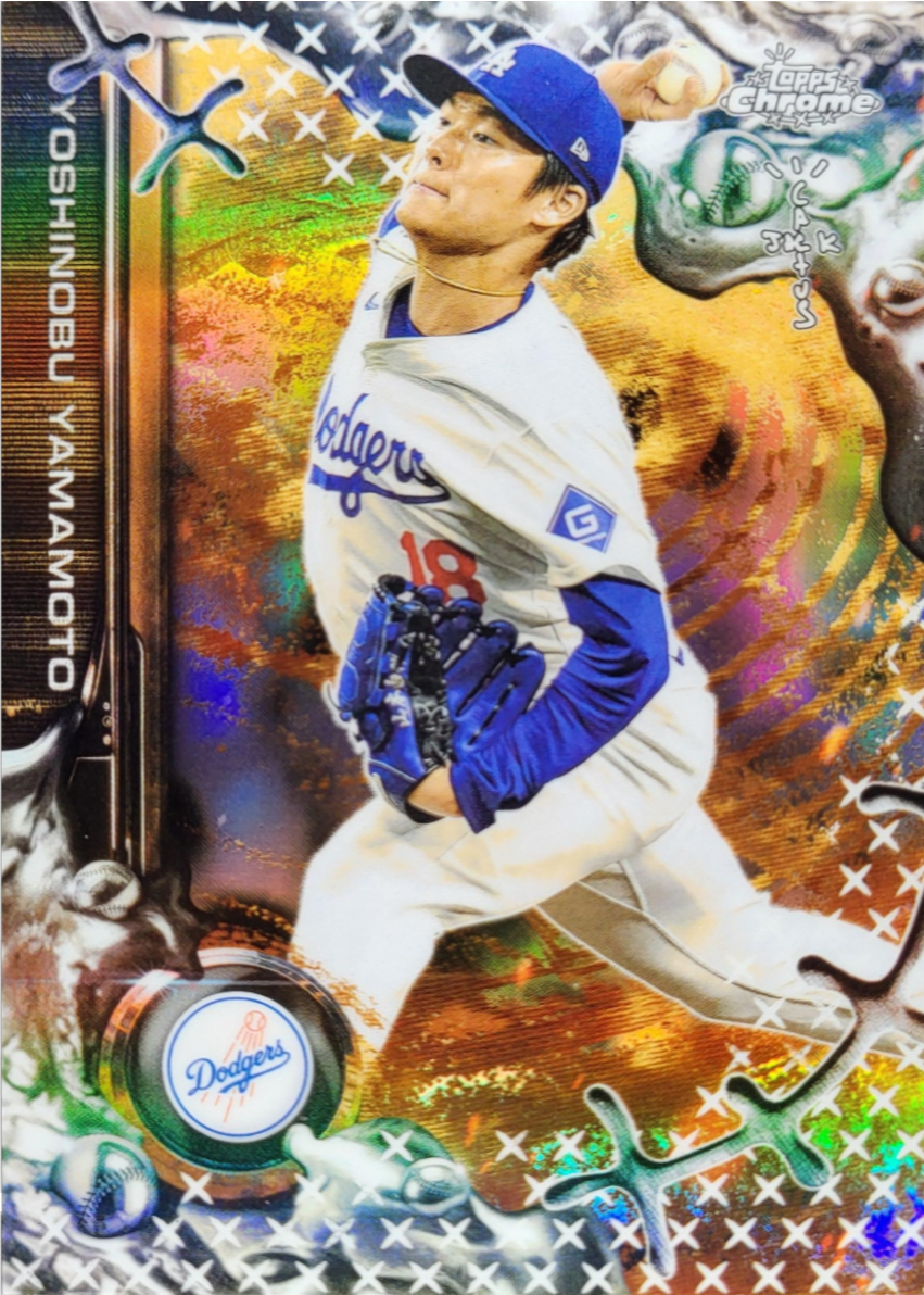 Yoshinobu Yamamoto 2025 Topps Chrome x Cactus Jack #18 Base Price