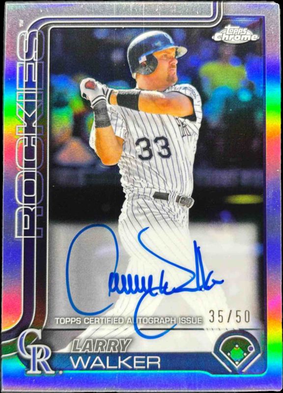 2025 Topps Chrome Update #CLA-LW Chrome Legends Autographs /50