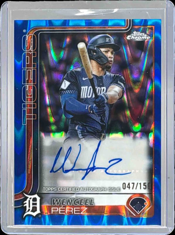 2025 Topps Chrome Update #AC-WP Autographs - Blue RayWave Refractor /150