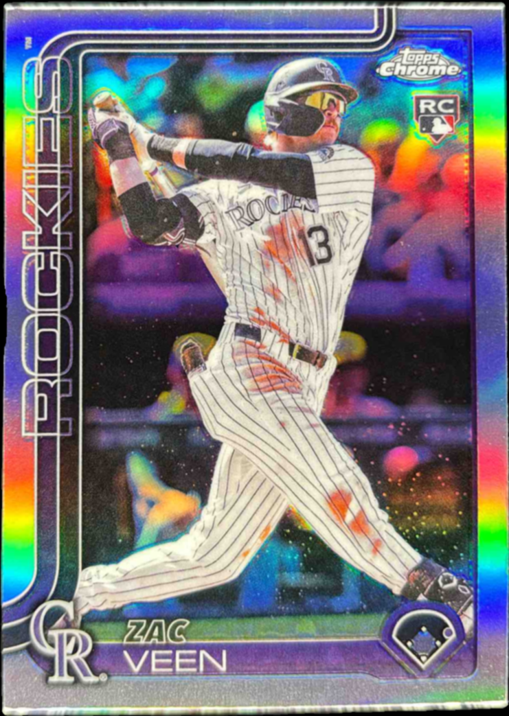 Zac Veen 2025 Topps Chrome Update #USC28 Refractor Price Guide