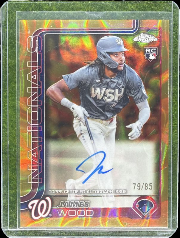James Wood 2025 Topps Chrome Update #RA-JWO Rookie Lava Lamp
