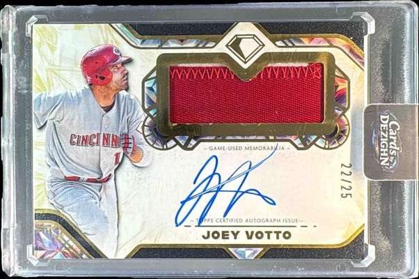 2025 Topps Diamond Icons #AJP-JV Autographed Jumbo Patch /25