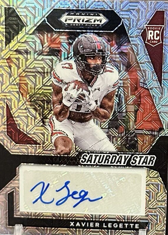 Xavier Legette 2024 Prizm Draft Picks #DPA-XLE Draft Picks Autographs - Mojo /25 Rookie RAW
