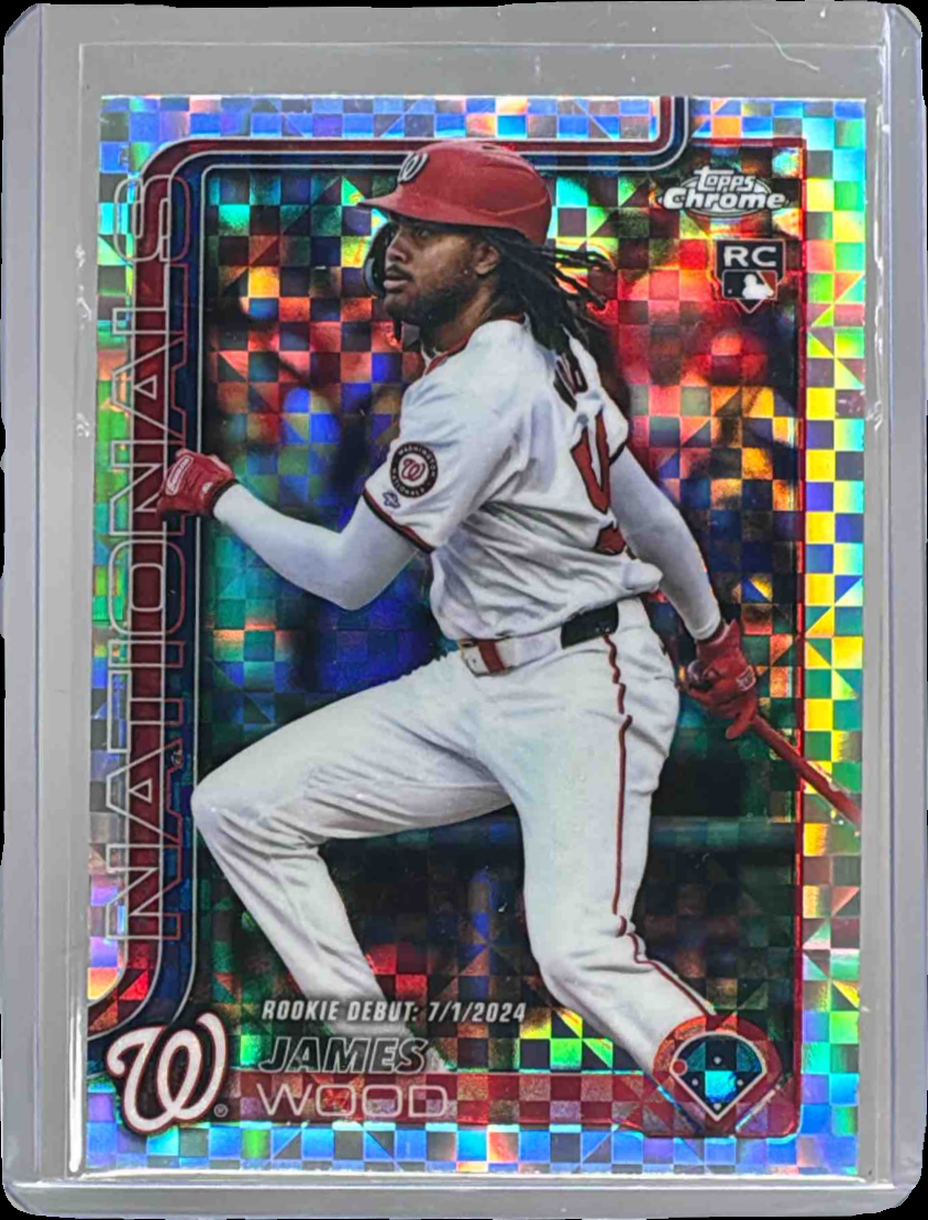 James Wood 2025 Topps Chrome Update #USC95 X-Fractor Price Guide