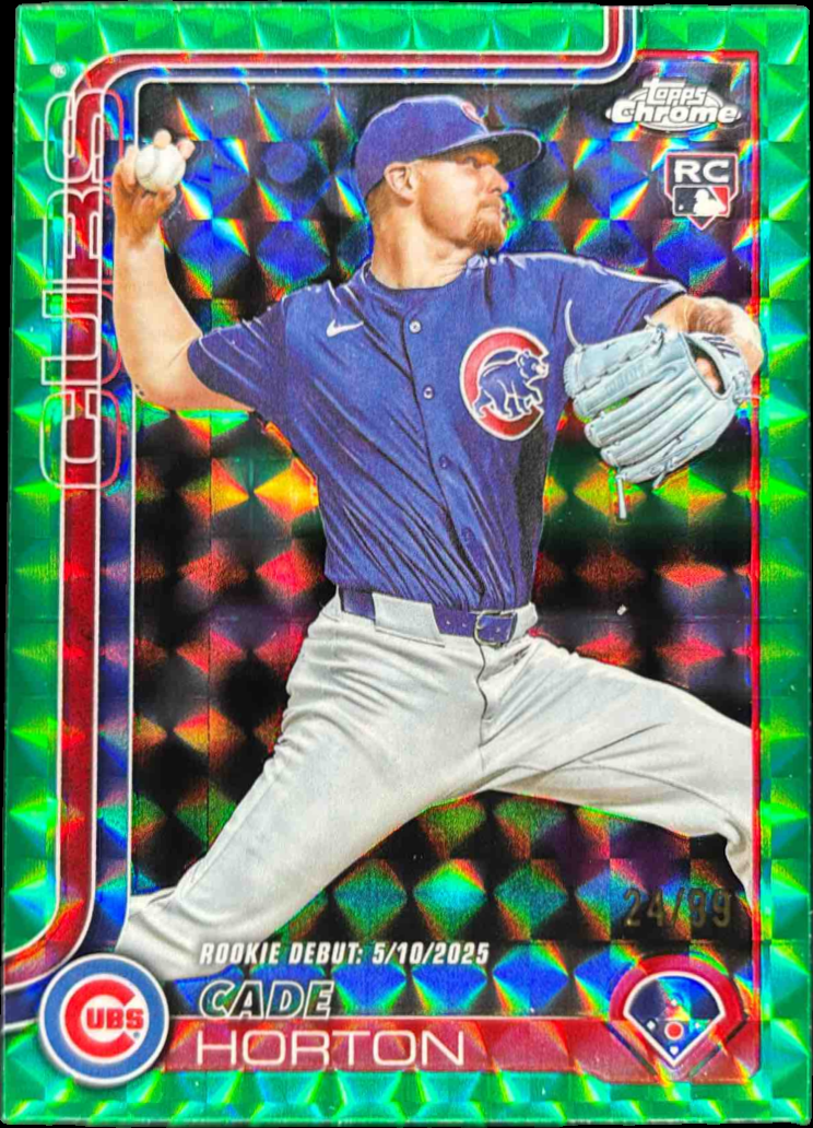 Cade Horton 2025 Topps Chrome Update #USC102 Green Geometric