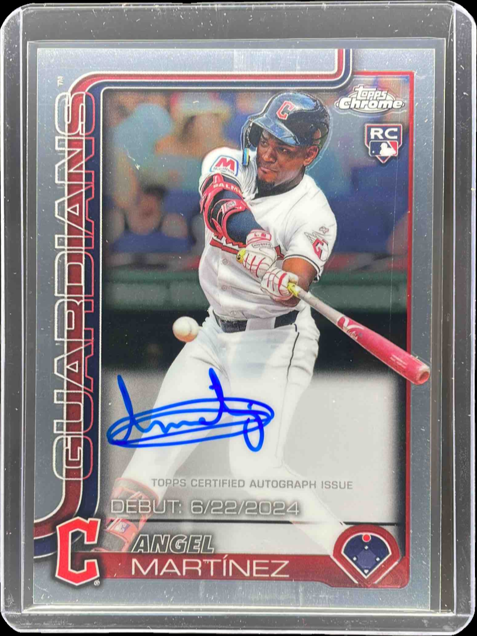 Angel Martinez 2025 Topps Chrome Update #CRDA-AMA Rookie Debut Autographs  Price Guide - Sports Card Investor