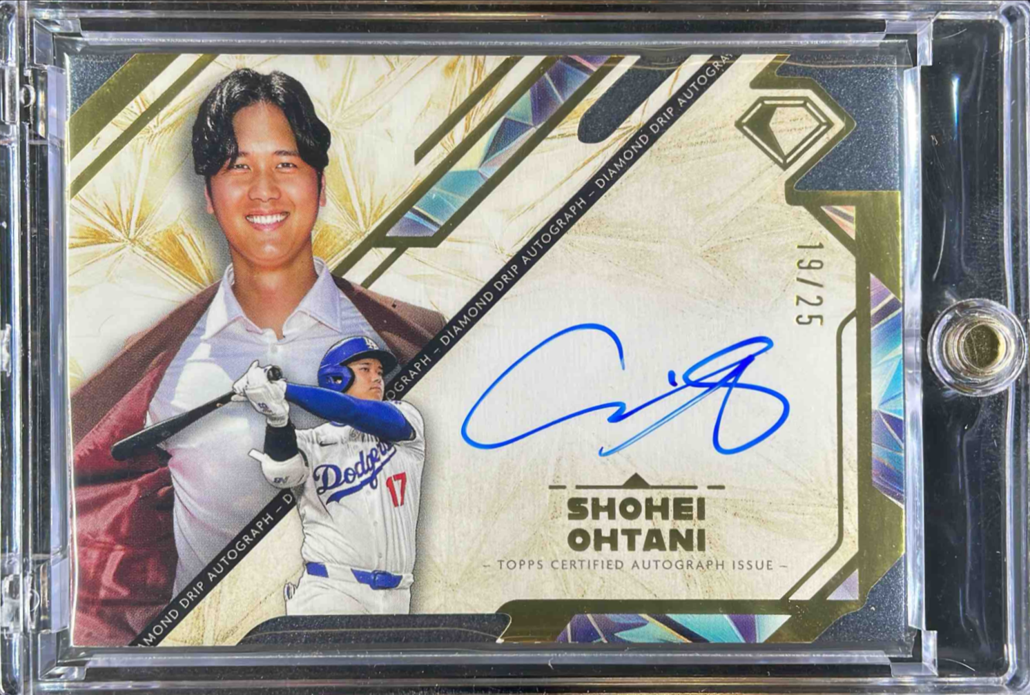 Shohei Ohtani 2025 Topps Diamond Icons #DDA-SO Diamond Drip 