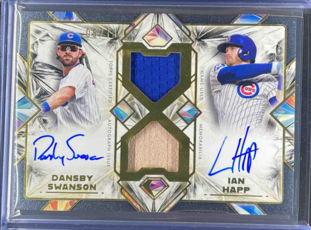 2025 Topps Diamond Icons #DPAR-SH Dual Player Autographed Relic - Black /10