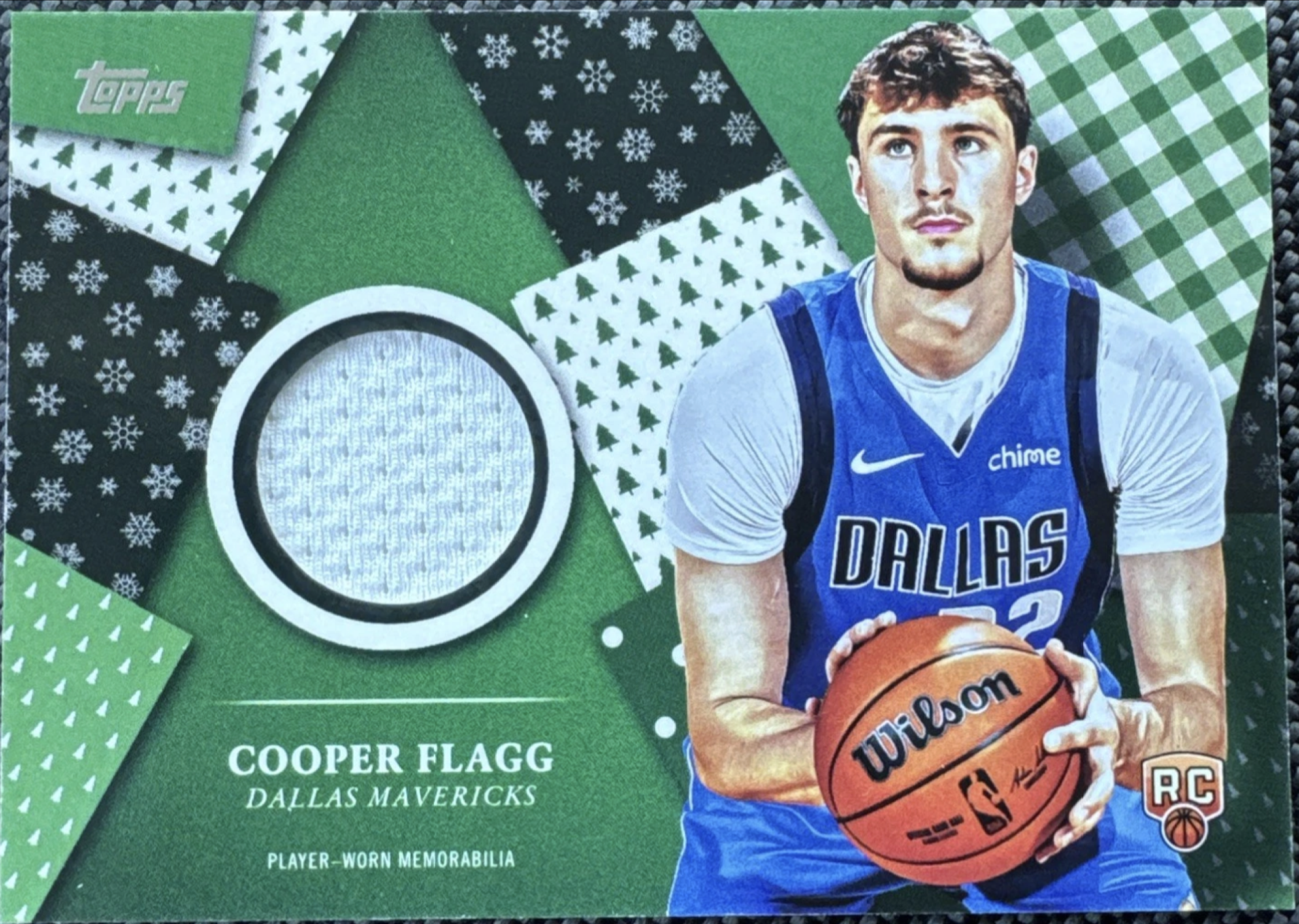 Cooper Flagg 2025 Topps Holiday #HR-1 Holiday Relics Price Guide 