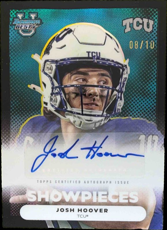 2025 Bowman's Best #BSA-JH Showpieces Autographs - Black Refractor /10