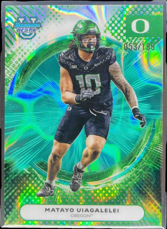 2025 Bowman's Best #74 Aqua Lava Refractor /199