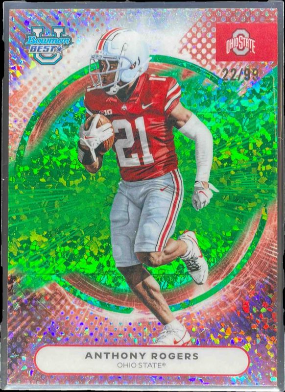 2025 Bowman's Best #95 Green Mini-Diamond Refractor /99