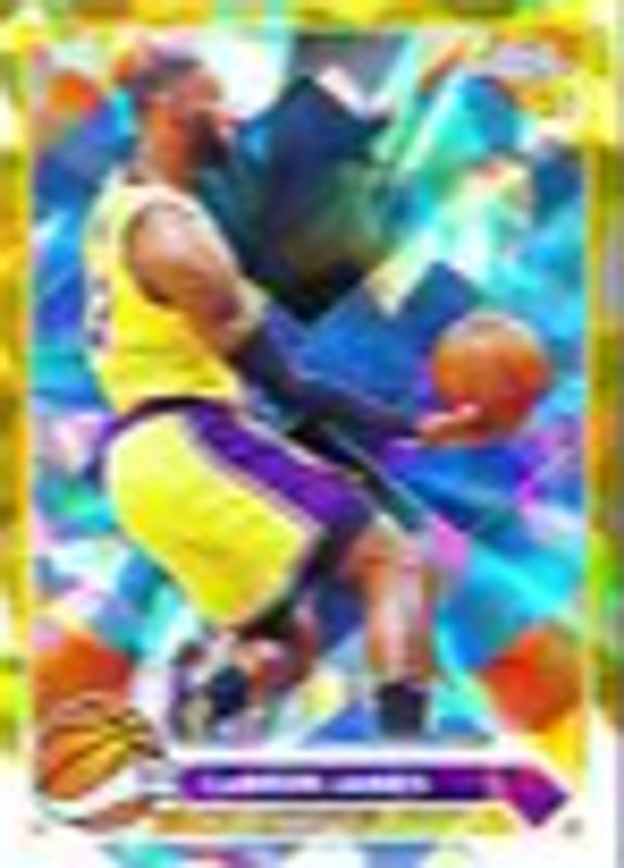 LeBron James 2023 Topps Chrome Sapphire Edition #23 Gold /50 RAW