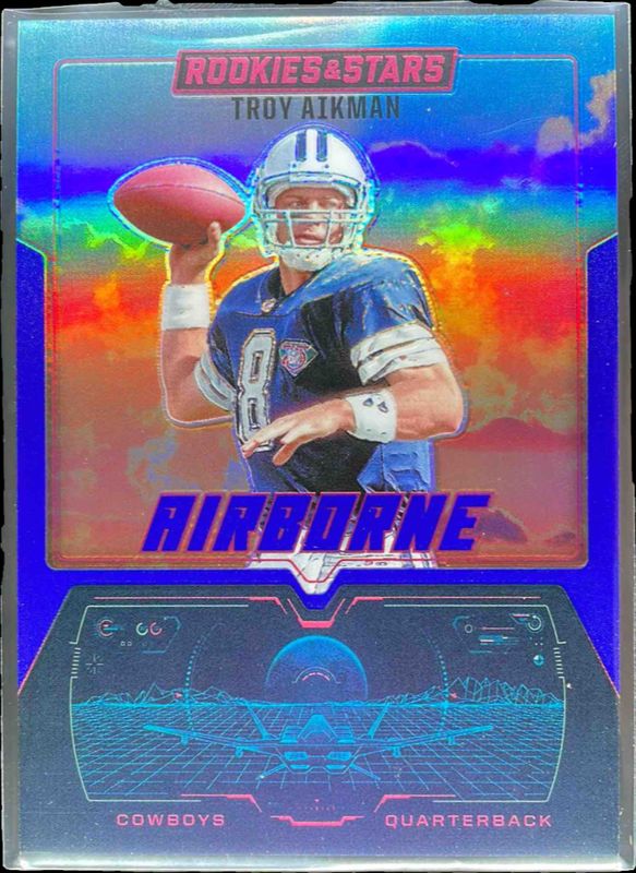 2025 Rookies & Stars #13 Airborne - Blue /50