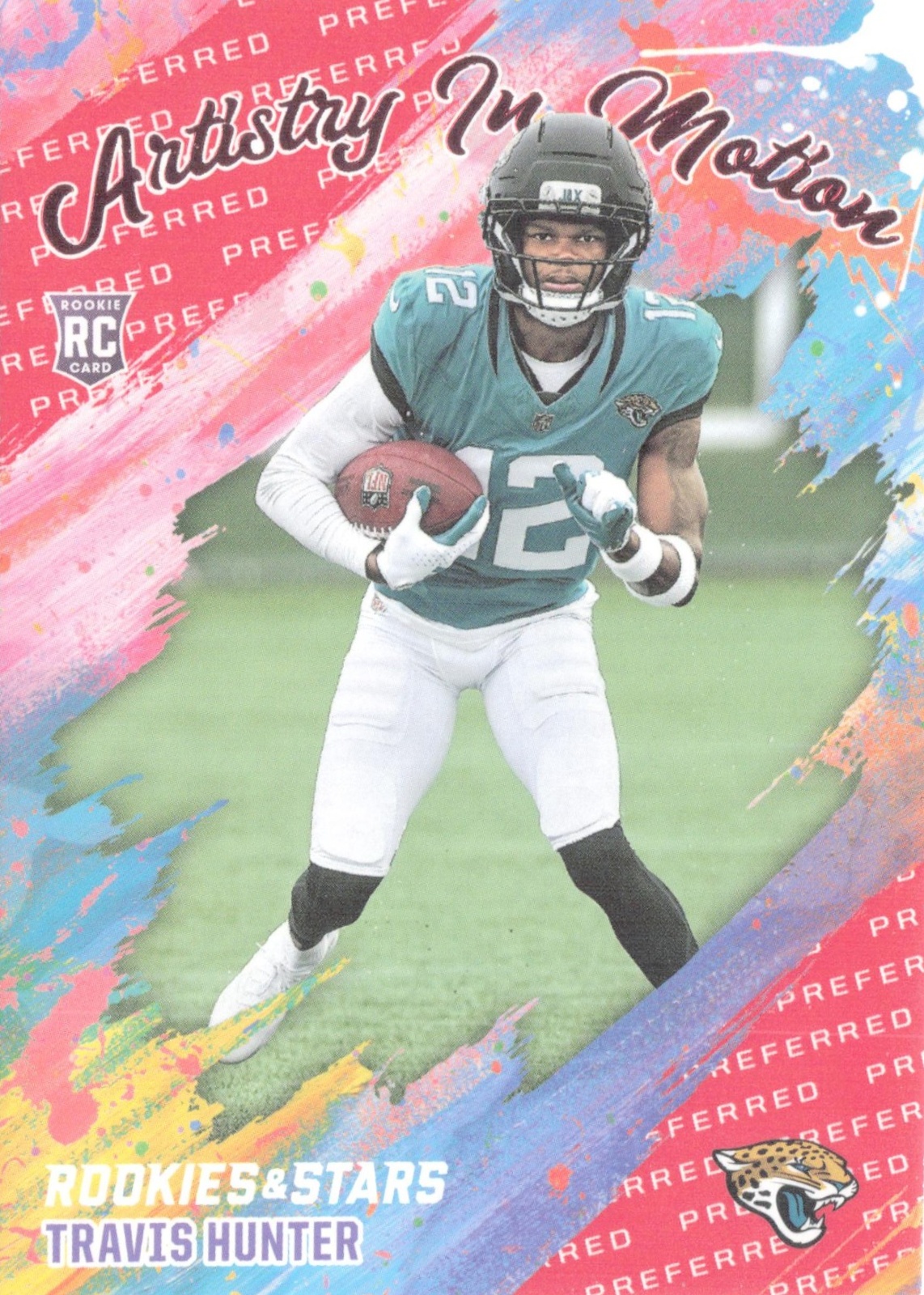 Travis Hunter 2025 Rookies & Stars #8 Artistry in Motion - Preferred ...