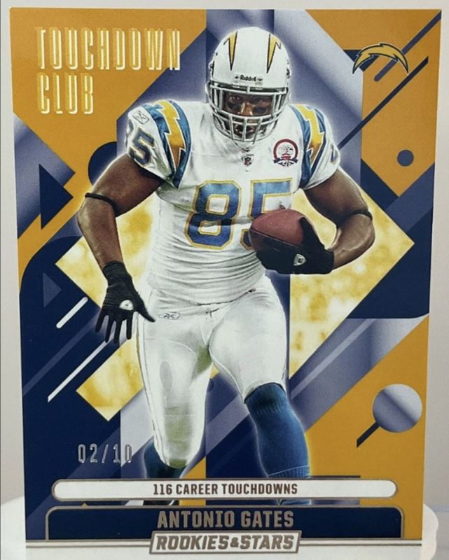 2025 Rookies & Stars #8 Touchdown Club - Gold /10