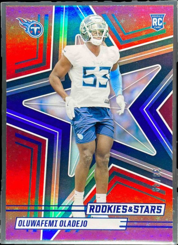 2025 Rookies & Stars #165 Rookies - Red & Blue /49