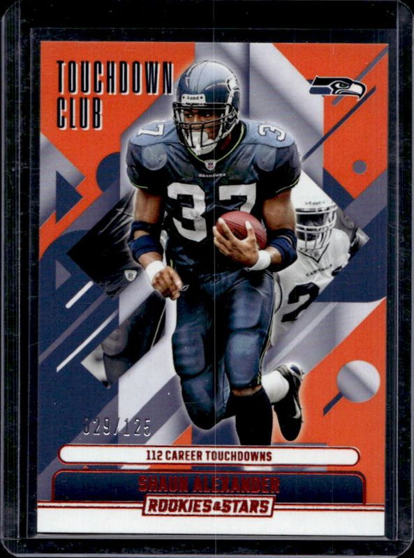 2025 Rookies & Stars #9 Touchdown Club - Orange /125
