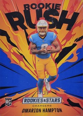 2025 Rookies & Stars #8 Rookie Rush - Red & Blue /15
