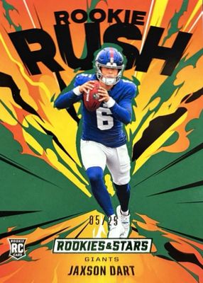 2025 Rookies & Stars #6 Rookie Rush - Green /25