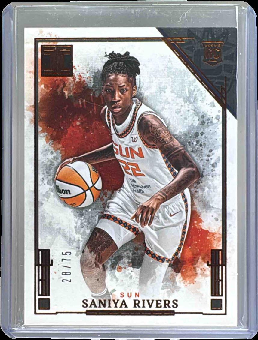 Saniya Rivers 2025 Impeccable WNBA #69 Base /75 Price Guide - Sports ...