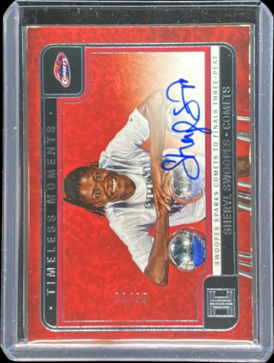 WNBA Sheryl Swoopes RC HOF サインカード Sheryl Swoopes 2025 Impeccable WNBA #12 Timeless Moments