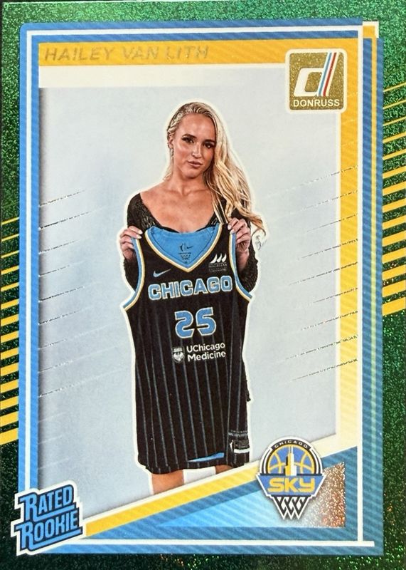 2025 Donruss WNBA #88 Rated Rookies - Green Shimmer