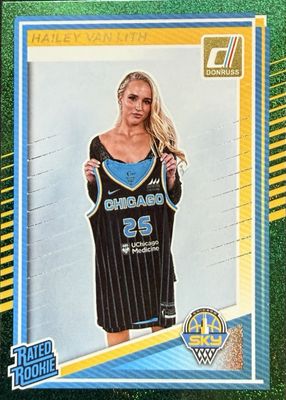 2025 Donruss WNBA #88 Rated Rookies - Green Shimmer