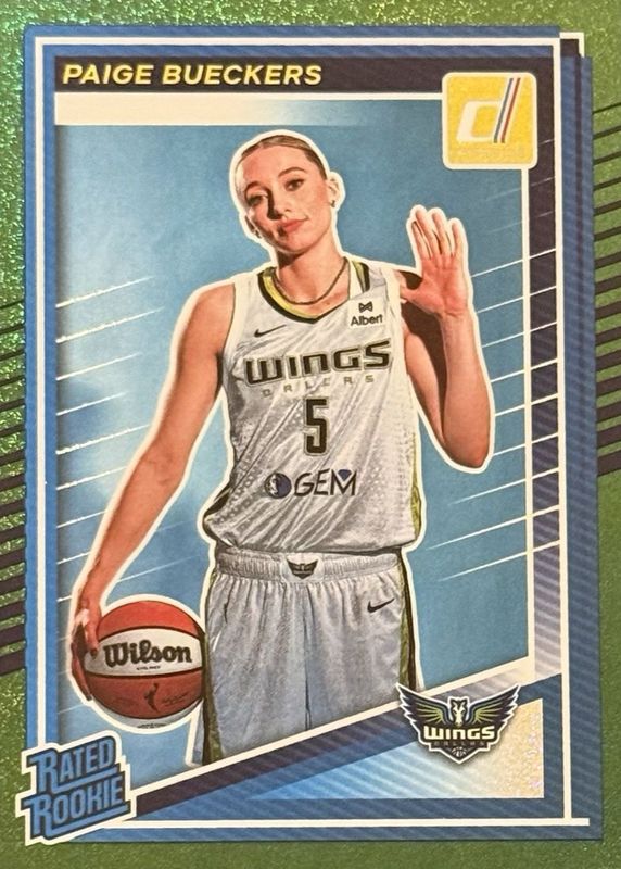 2025 Donruss WNBA #86 Rated Rookies - Green Shimmer
