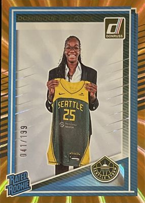 2025 Donruss WNBA #89 Rated Rookies - Orange Laser /199