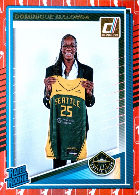 2025 Donruss WNBA #89 Rated Rookies - Holo WNBA Logo