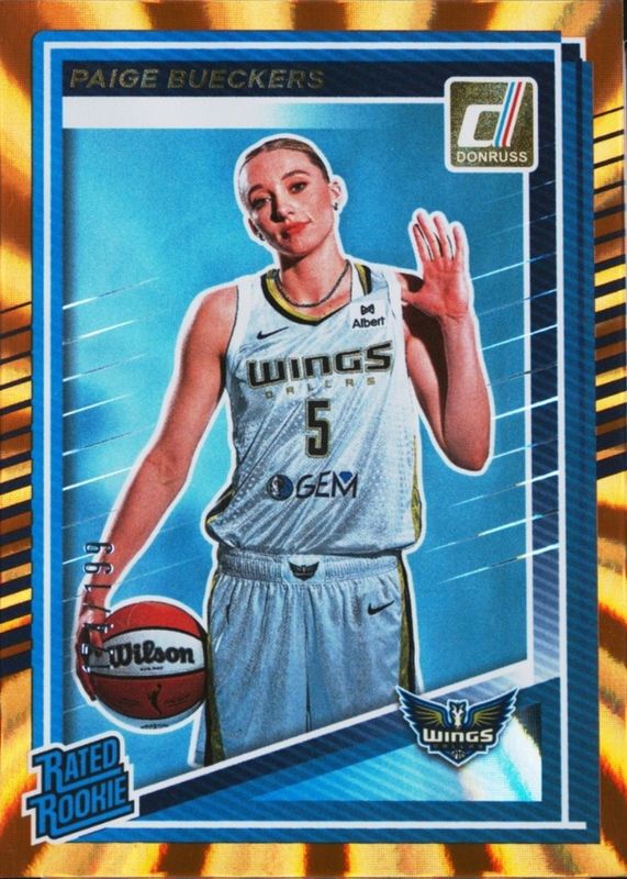 2025 Donruss WNBA #86 Rated Rookies - Orange Laser /199