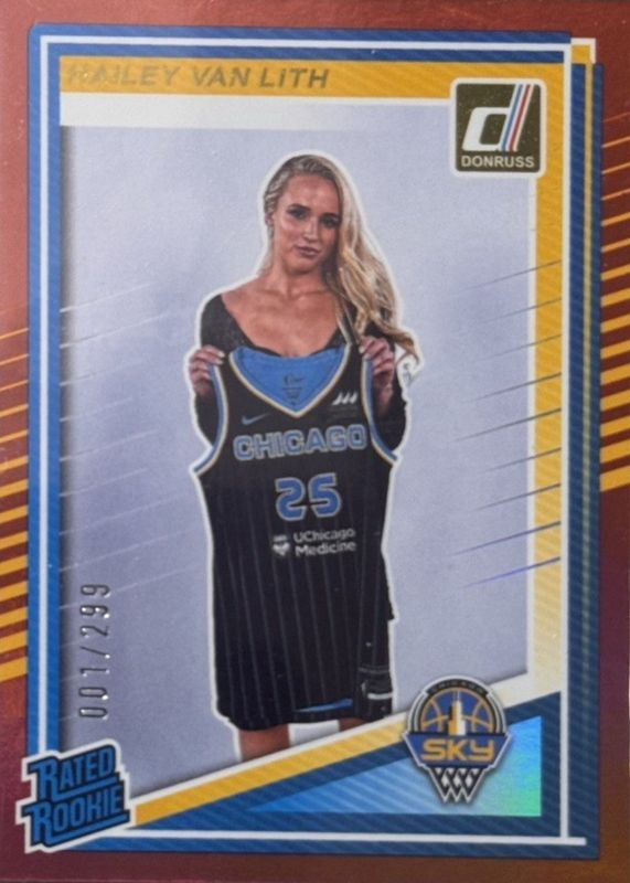 2025 Donruss WNBA #88 Rated Rookies - Red Holo /299