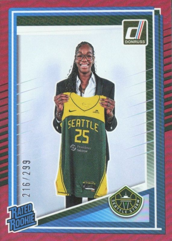 2025 Donruss WNBA #89 Rated Rookies - Red Holo /299