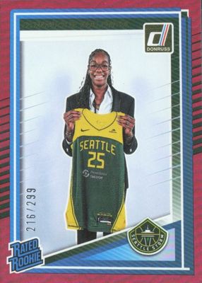 2025 Donruss WNBA #89 Rated Rookies - Red Holo /299