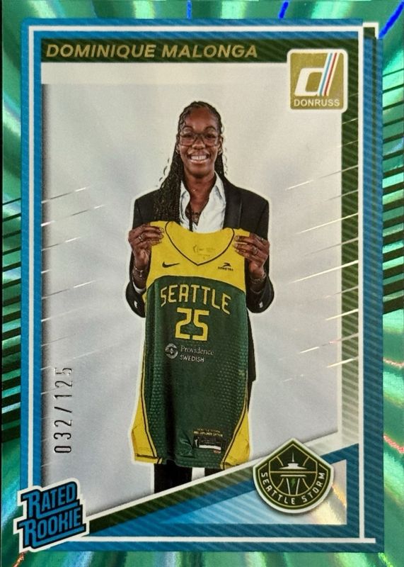 2025 Donruss WNBA #89 Rated Rookies - Teal Laser /125