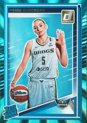 2025 Donruss WNBA #86 Rated Rookies - Teal Laser /125