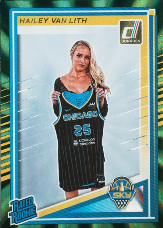2025 Donruss WNBA #88 Rated Rookies - Green Laser