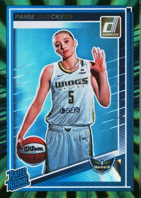 2025 Donruss WNBA #86 Rated Rookies - Green Laser