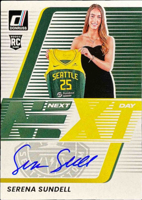 2025 Donruss WNBA #7 Next Day Autographs