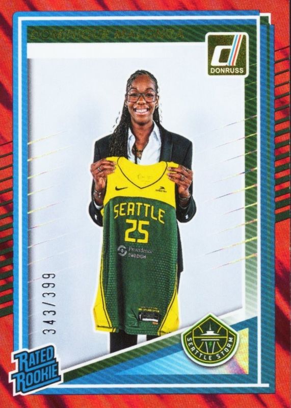 2025 Donruss WNBA #89 Rated Rookies - Red Lava /399
