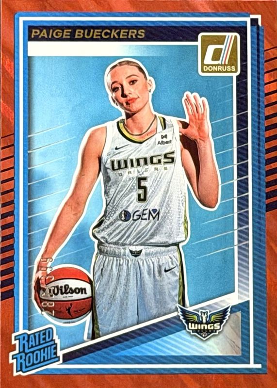 2025 Donruss WNBA #86 Rated Rookies - Red Lava /399