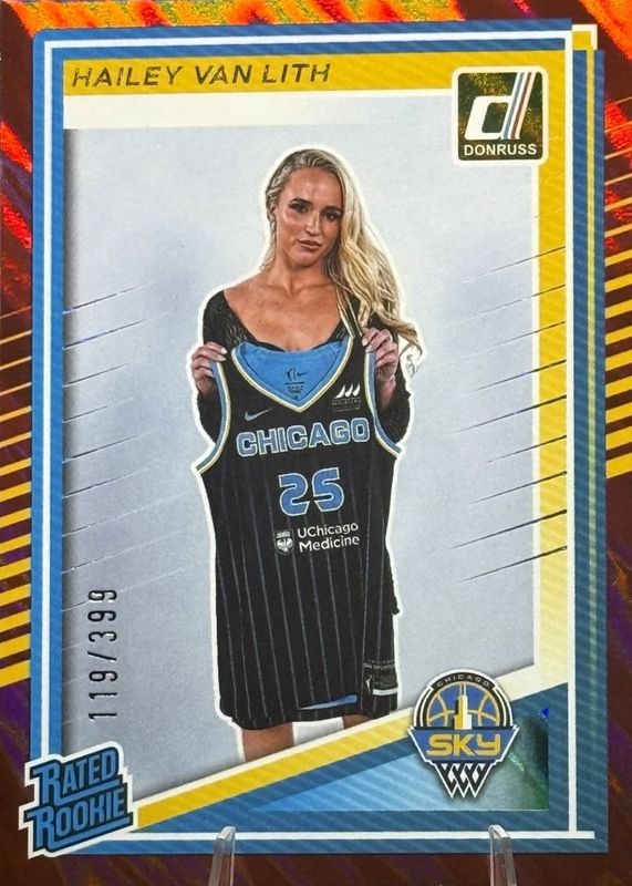 2025 Donruss WNBA #88 Rated Rookies - Red Lava /399