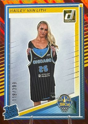 2025 Donruss WNBA #88 Rated Rookies - Red Lava /399