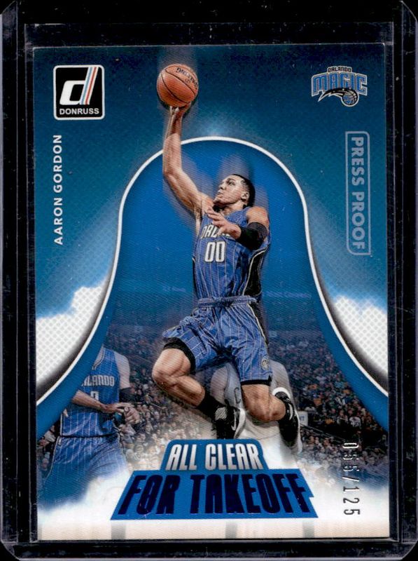 2017 Donruss #1 All Clear for Takeoff - Press Proof Blue /125