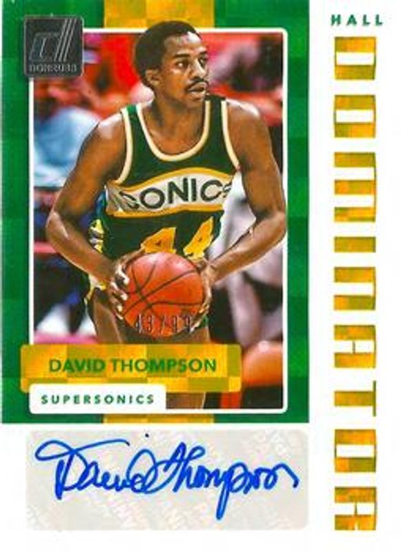 2017 Donruss #HD-DT Hall Dominators Signatures /99