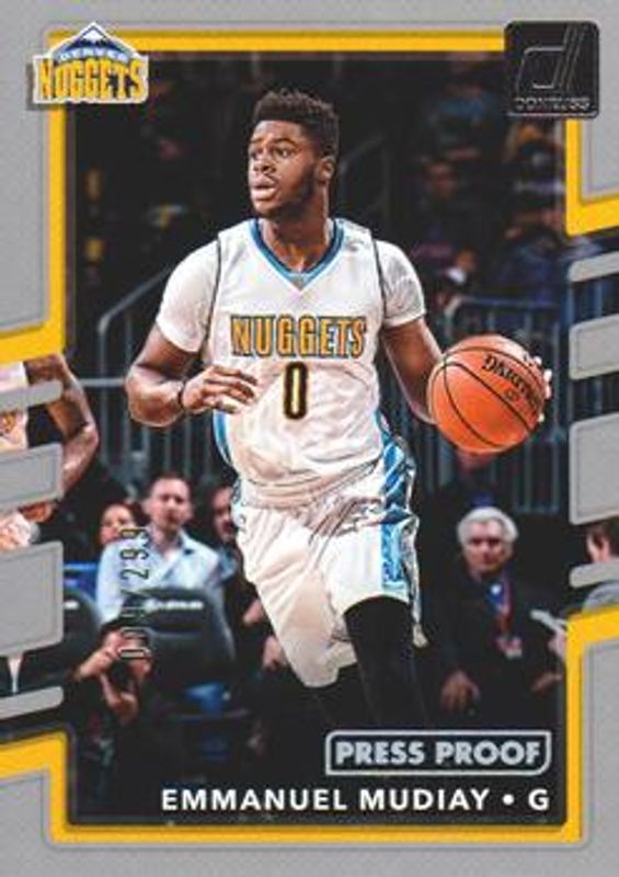 2017 Donruss #40 Press Proof Silver /299