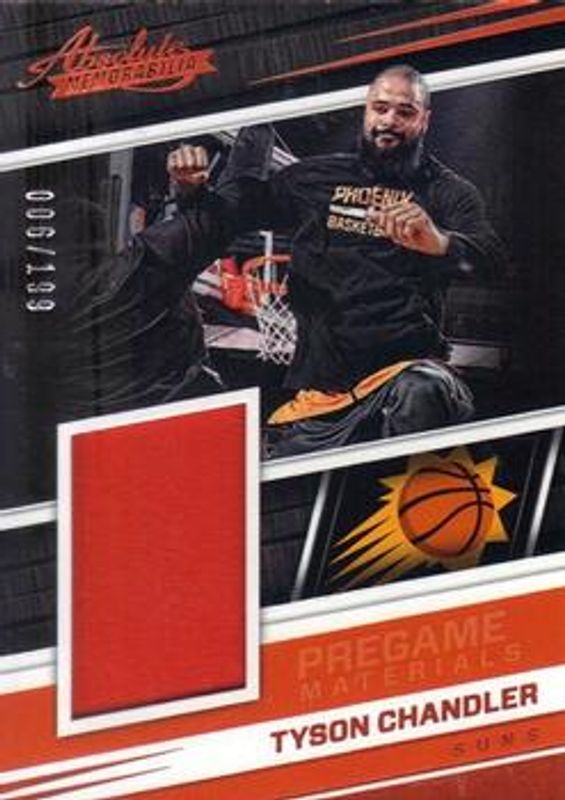 2017 Absolute Memorabilia #PG-TCH Pre Game - Materials /199