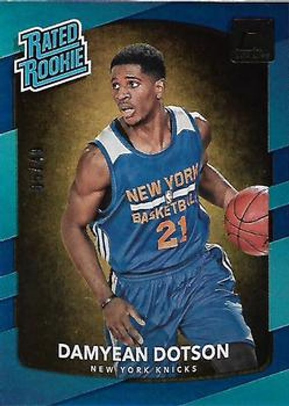 2017 Donruss #166 Holo Blue Laser /49